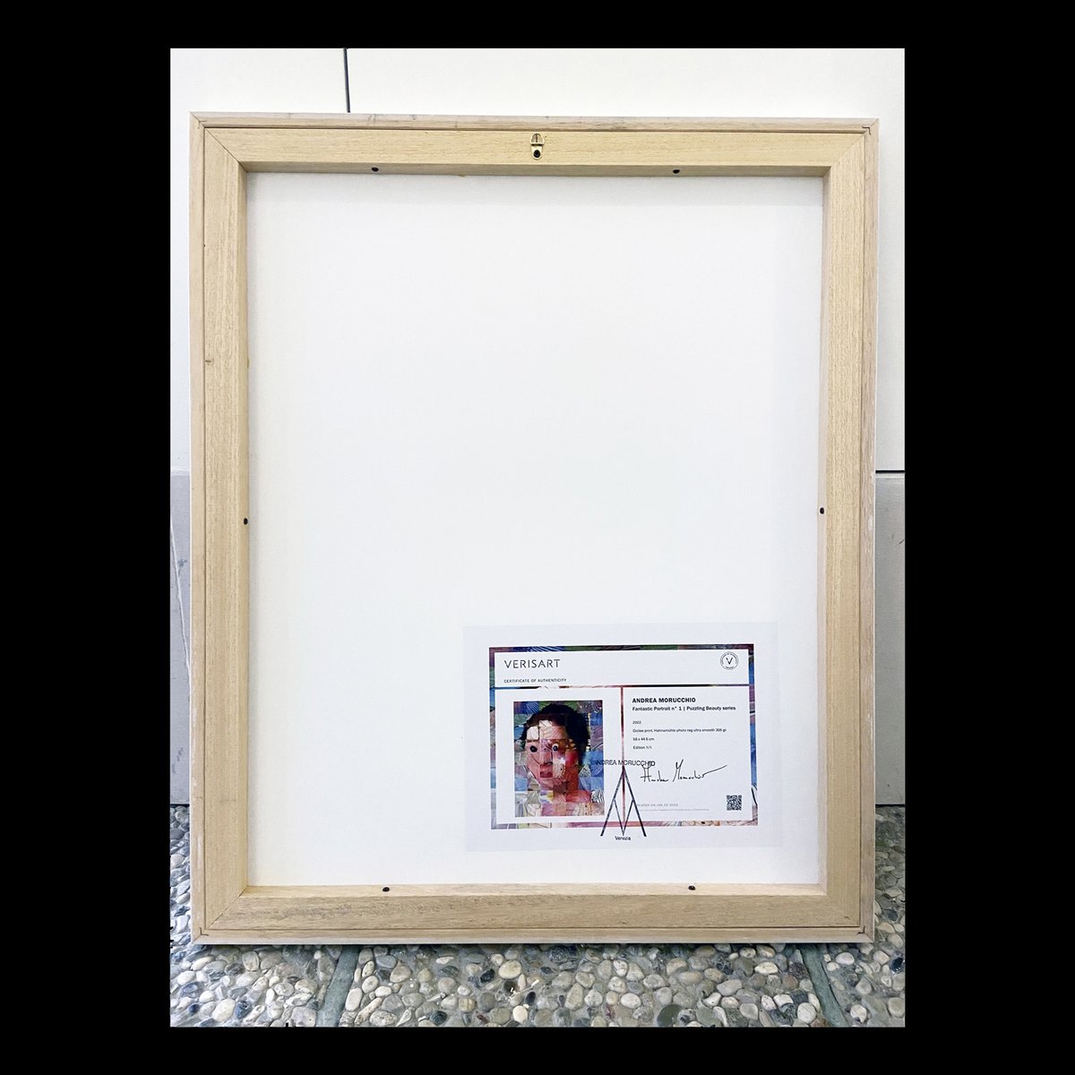 andreamorucchio's tweet photo. FANTASTIC PORTRAIT, the latest works from #AndreaMorucchio #PuzzlingProject series, are for each subject both physical works and #NFTs via @opensea. Certifications of authenticity for both are processed through the #blockchain by @verisart.
#neosurrealism #nftcommunity #verisart https://t.co/zfYFPpGmmi
