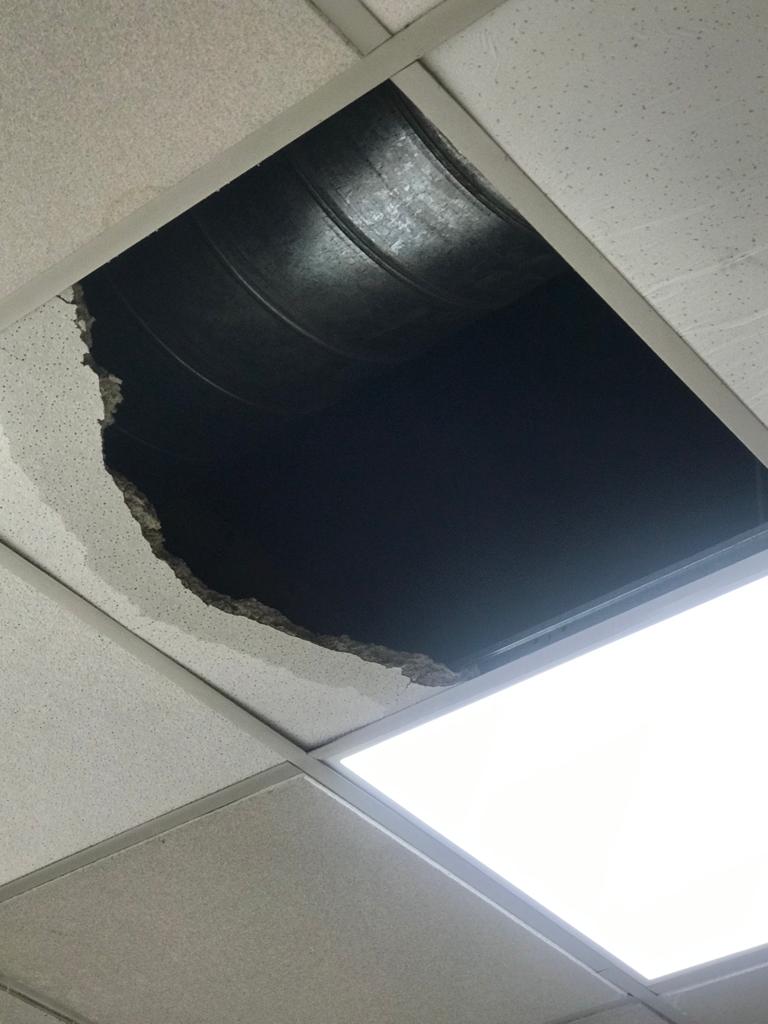 ZahraMire5's tweet photo. And not just any members, 
Our Blind members (sightloss group)
It's outrageous that every day @TowerHamletsNow &amp; @THHomes
put our most vulnerable members at risk - it's been nearly two years of leaks and disasters at our Mayfield Wellbeing Hub. https://t.co/6iHEHXmKv9