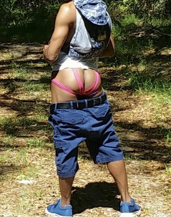 MrTheoRio's tweet photo. So how about some morning cardio 🏃‍♂️ then some morning cardio 😈? 
 
#gay #jockstrap #hike #booty https://t.co/W2jrh0pMWm