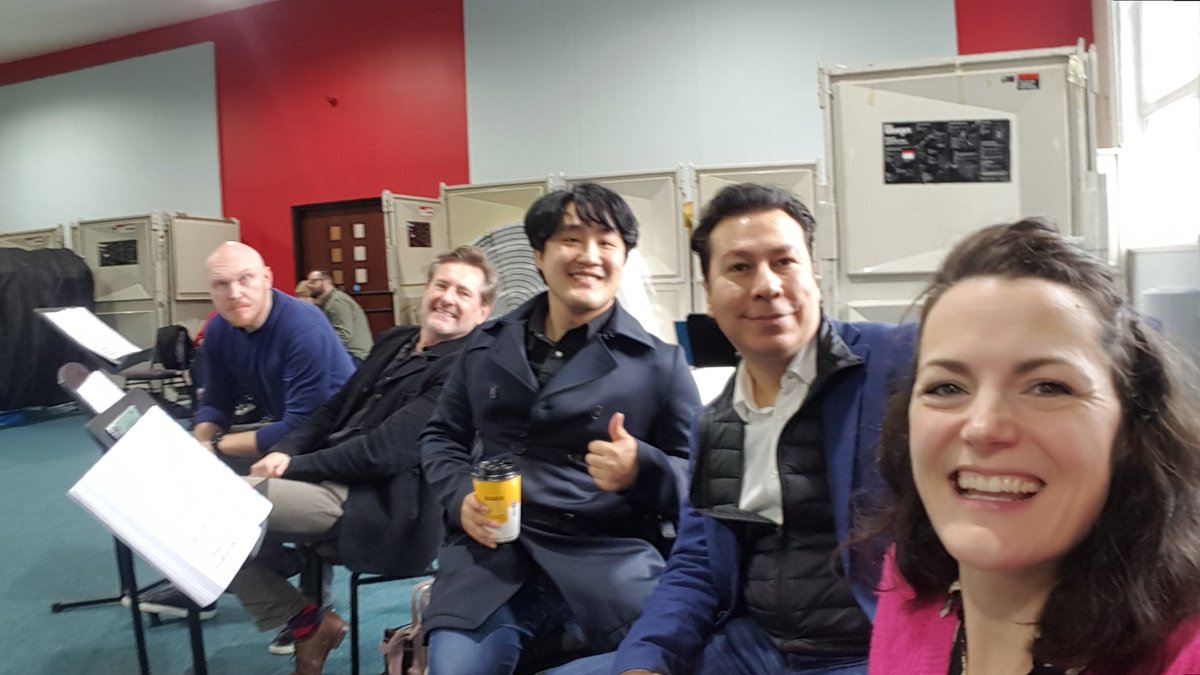 maireflavin's tweet photo. Sitz day @IrishNatOpera #INOWilliamTell @BrettPolegato @JesusLeonTenor @konukim1 #lucasjakobski @DrummImelda @amynifh #patrickhyland @RachelCroash #gyulanagy @fergussheil 
#andrewgavin https://t.co/m9DrW8EgBT