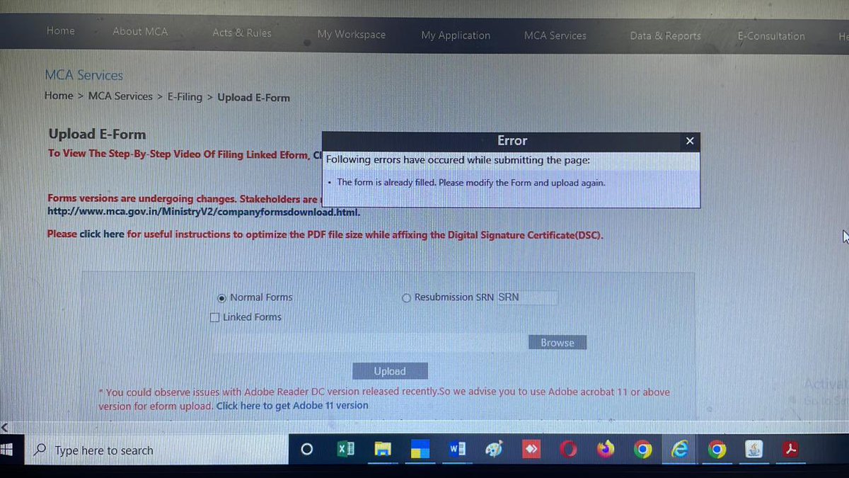 arulantomagesh's tweet photo. MCA site not working  #Extend_Due_Date_Immediately https://t.co/uiGGhwst9W