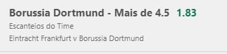 OlimpoBetting's tweet photo. 🏛 #OlimpoBetting
📅 #29Out
🇩🇪 Eintracht Frankfurt – Borussia Dortmund (13:30)
📝 Borussia Dortmund: mais de 3.5 escanteios
📚 1.83 - Bet365
💵 1.5% https://t.co/cjizPW9R4t