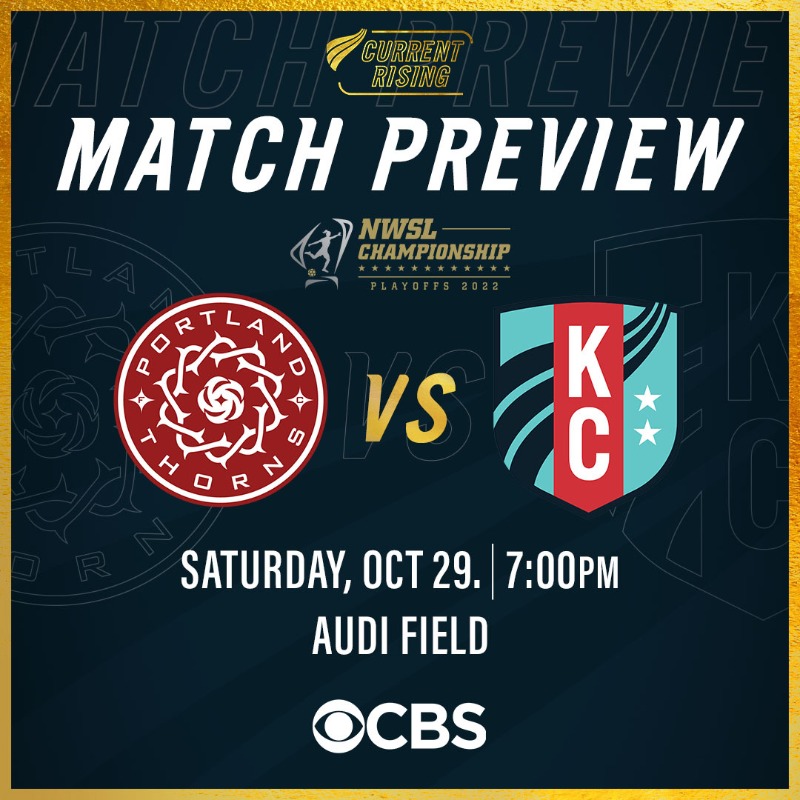 thekccurrent's tweet photo. PLAYING FOR THE TITLE 🤩

#NWSLChampionship | #CurrentRising