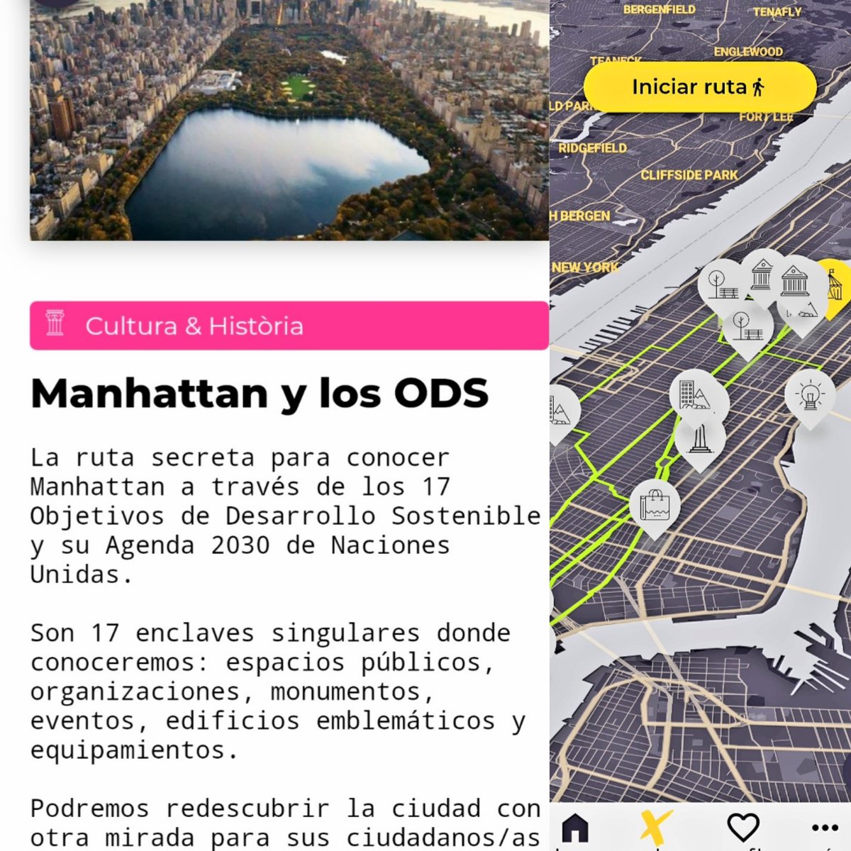 Nueva ruta de turismo virtual para adentrarse en #manhattan a través de los #ods <a href="/Adolfdc/">Adolf Diaz</a> con <a href="/eXplorins/">eXplorins</a> disponible en #android #iOS tecnologia a favor del conocimiento
