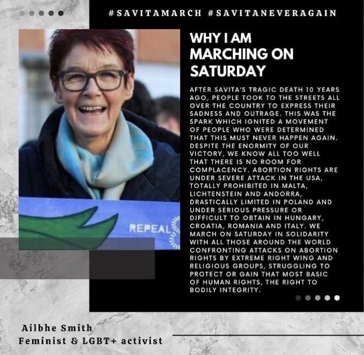 ailbhes's tweet photo. Remember Savita. #SavitaMarch at 1 pm Garden of Remembrance, ending up at City Hall Plaza around 2 pm. #Savita10YearsOn https://t.co/gTTnWwCfyE