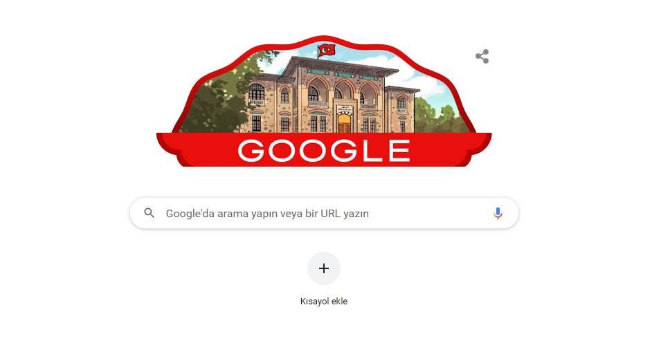 Google, Türkiye Cumhuriyeti'nin kuruluşunun 99. yıl dönümü dolayısıyla özel logo hazırladı.