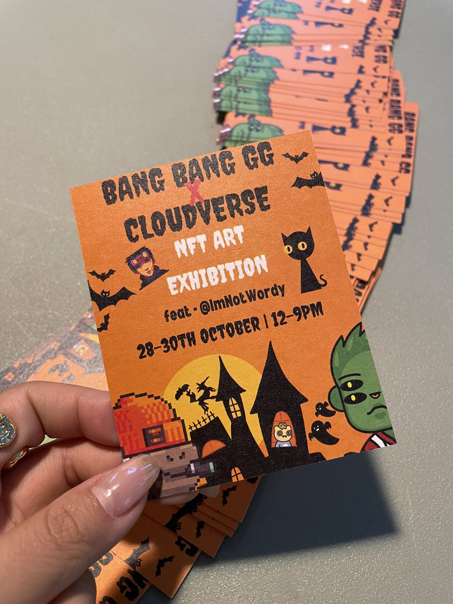 JujubaeEth's tweet photo. @cloudverse2022 x @bang_NFTGallery  Well done @cloudandymeta ! 

@soolleb took the pic 🫶 https://t.co/Kt727vvWIy