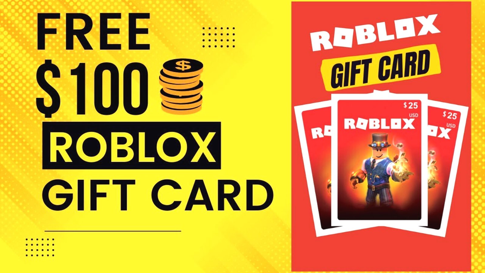 Giveaway Free Roblox Gift Card Codes, How to Get a Free Roblox Gift card