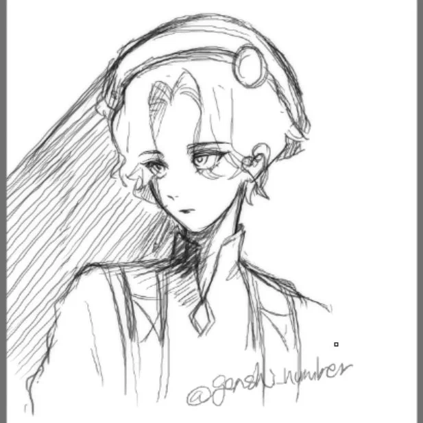 落書きだし描いてる画面のスクショ 