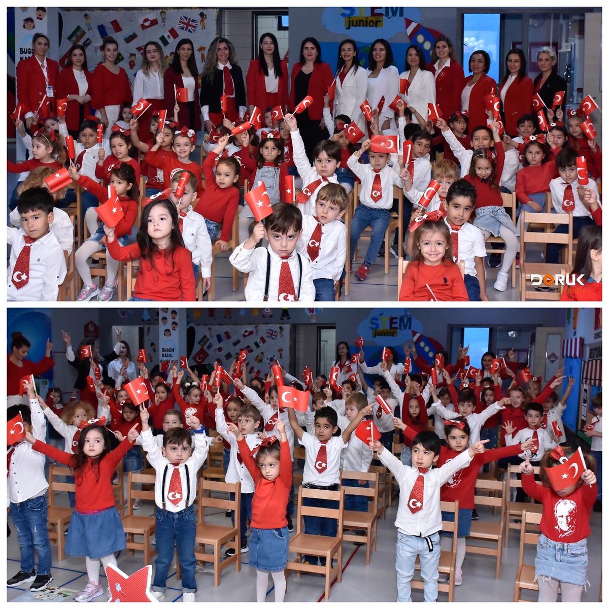 Cumhuriyetimiz’in ilanının 99. Yıldönümünü öğrencilerimizle birlikte büyük bir coşkuyla kutladık. 29 Ekim Cumhuriyet Bayramımız Kutlu olsun.🇹🇷🇹🇷
<a href="/EnverYucel/">EnverYucel</a> @dagozlem <a href="/ozgeeasln/">Özge ASLAN</a> <a href="/ErkenCocukluk/">Hale Güneş</a> <a href="/Savas_BOYAR/">Savaş BOYAR</a> <a href="/BuketAdiguler/">Buket ADIGÜLER</a>