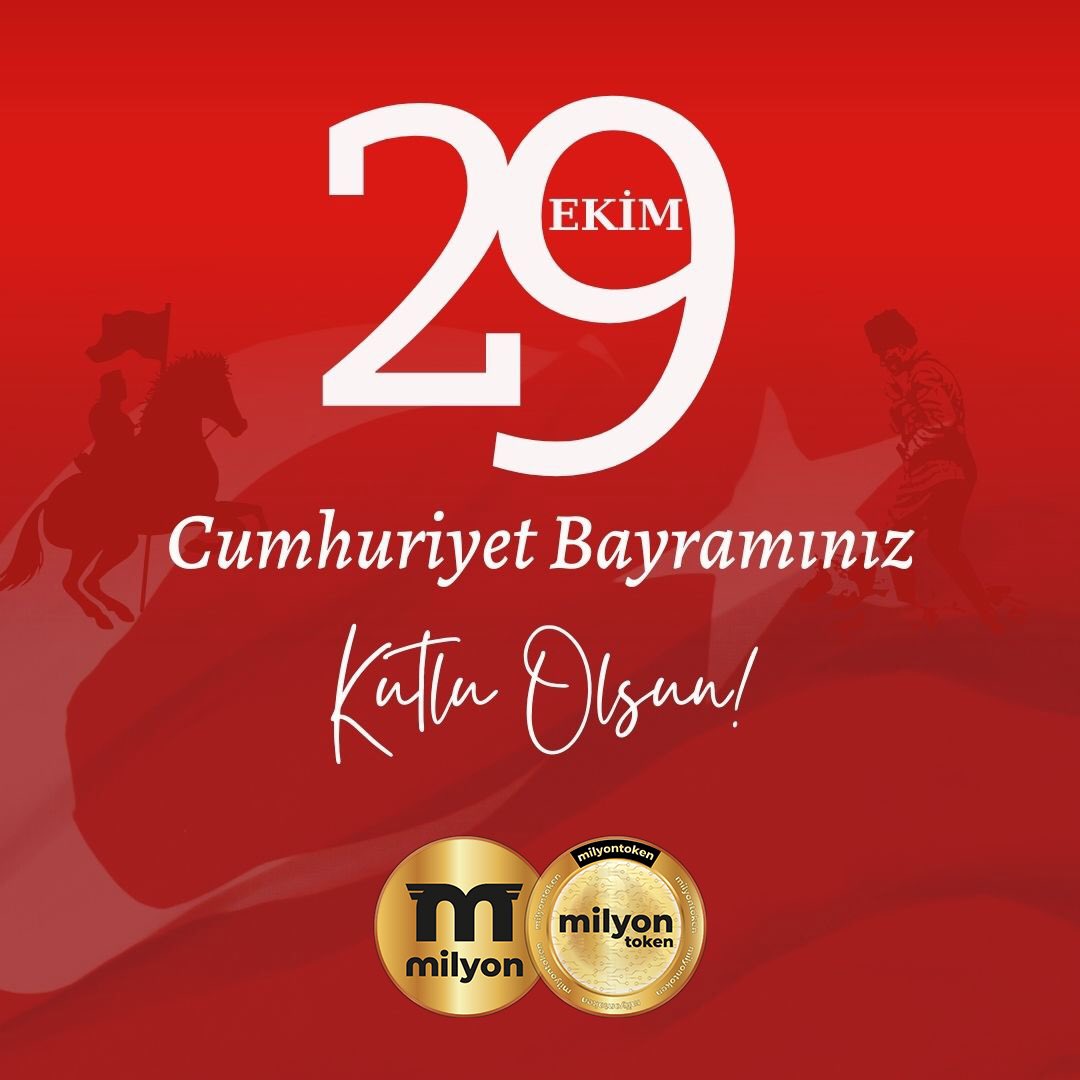 milyontoken's tweet photo. 🇹🇷 Türkiye Cumhuriyeti 99 Yaşında!

29 Ekim Cumhuriyet Bayramımız Kutlu Olsun. ❤️ https://t.co/EU1fgoSo7T