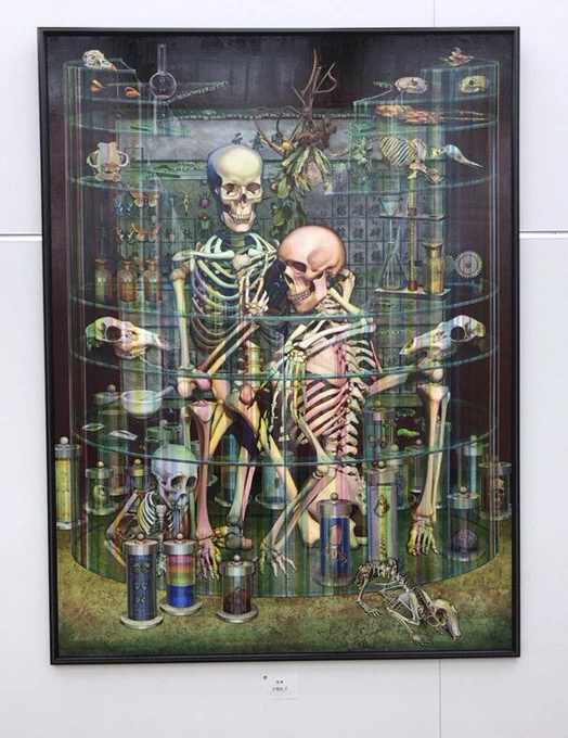 めぐはかっこいい。
先日行った独立展。

油絵の匂いが嬉しくて、マスクをそっとずらして思いっきり展示室の匂いを吸い込みました。 https://t.co/YezVNTZIL0 