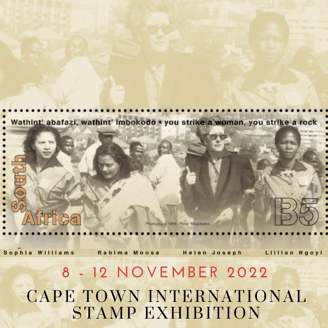 pfsastamps's tweet photo. Come see some South African Philatelic artefacts as part of the Cape Town International Stamp exhibition - The Road to Democracy.

Entry is free for the public!

https://t.co/1henDC3tGr https://t.co/gFkQGlJRhB