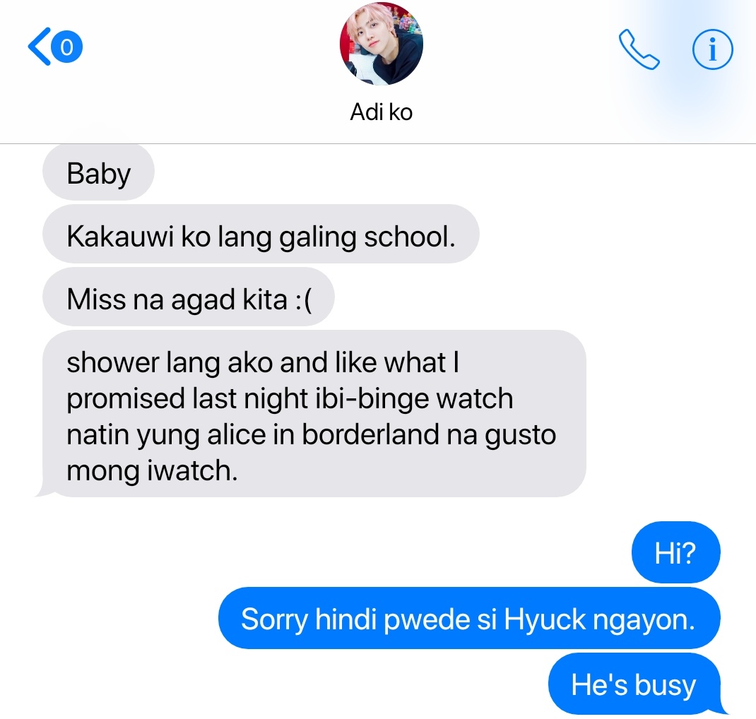 hannie_sunny24's tweet photo. #nahyuck few twts au 

Haechan pulling the "he's busy" prank to his selosong jowa, Jaemin. https://t.co/OhX5pZlOqk