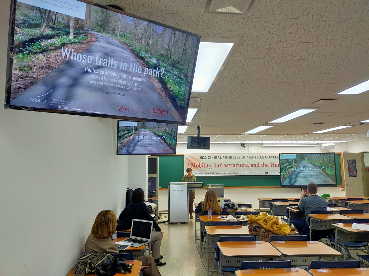 MCisani's tweet photo. I'm so happy to be in Seul sharing ideas and research projects at the Global Mobility and the Humanities Conference, coorganized by KU Academy of Mobility Humanities, @MoHu_Centre and @RHGeoHumanities ! https://t.co/2IWHoTtpoy