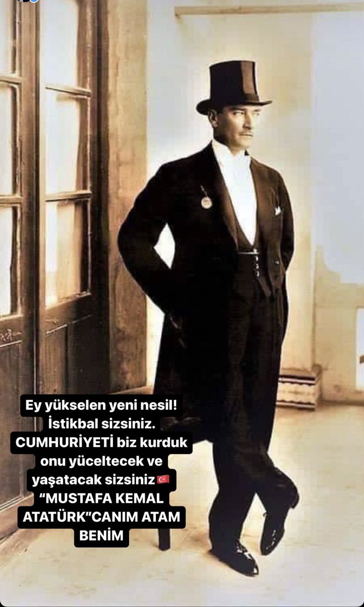 ATATÜRKÜ SEVMEYEN ADAMA SELAM BİLE VERMEM…