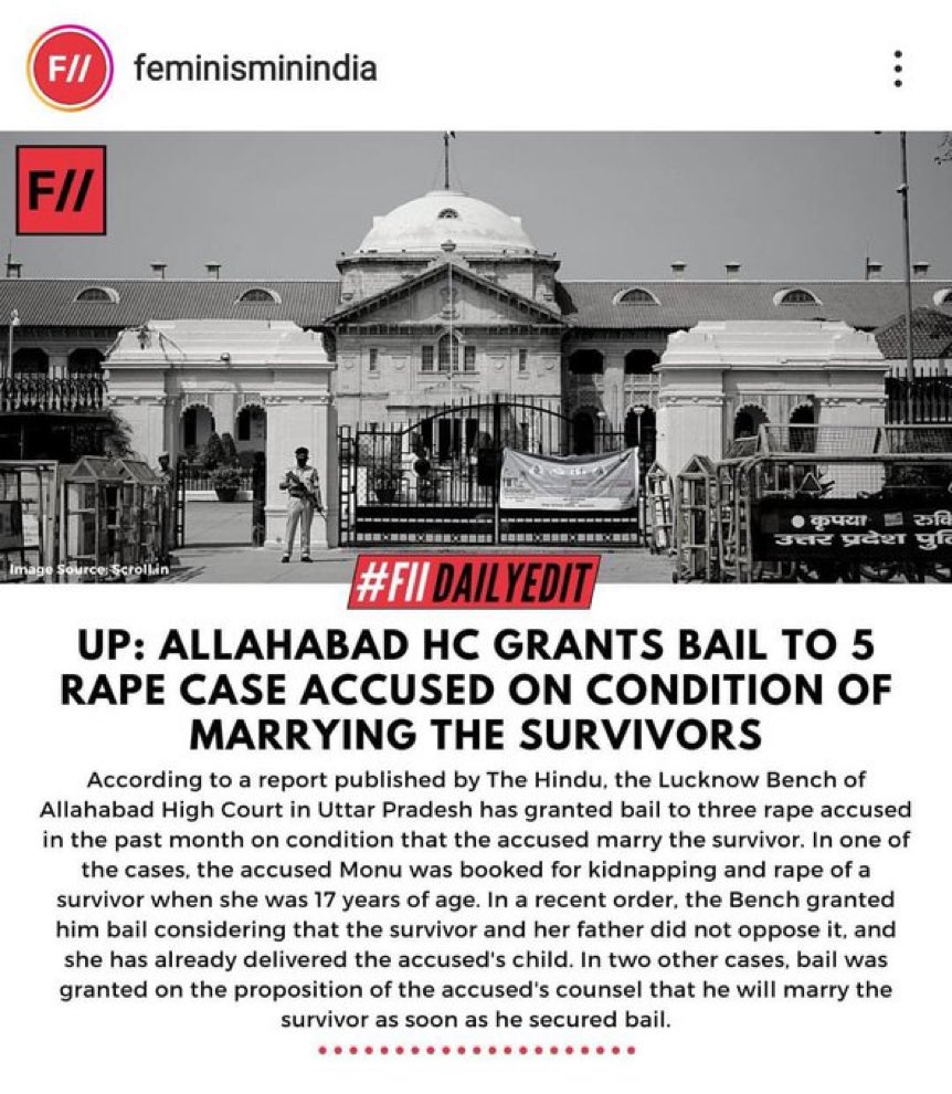 #Patriarchal judge concerned of married status of Survivor; Instead of Justice; supports polygamy instead of penal against Rapist. Is it Time 2 suspend judges who absolve themselves with #BritishIndia norms. @NationalFedera4 @JWP_India @smritiirani @NoRapeIndia @sajayak