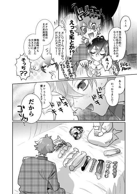 初夜(?)リドエー🌹♥️
え～すは一番小さいのを選びました 