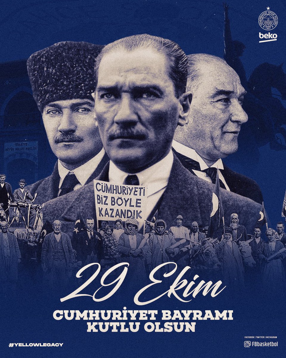 🇹🇷 Sonsuza dek Atamızın izinde, Cumhuriyetle Yaşa! #CumhuriyetinFeneri

29 Ekim Cumhuriyet Bayramımız kutlu olsun!