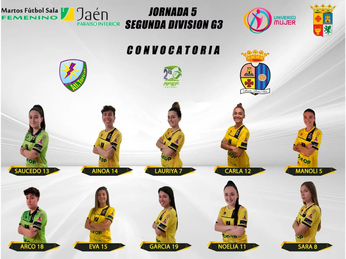 MartosFSF's tweet photo. ( CALENDARIO FIN DE SEMANA )
Sábado de futsal.
NACIONAL:
MFS - ATL.T
🗓️ 29/10/2022
🕔 18:00
📍 MALAGA
🏟️ GUADALJAIRE
📺 https://t.co/RcY7YhUPdc CANAL 2
______________________
PROVINCIAL:
LIN.D - MFSB
🗓️29/10/2022
🕔18:30
📍LINARES
🏟️ LA GARZA
#somosfutsalfem
#somosMFS
💛🌩️🍍 https://t.co/XSJ3n9Bjkm