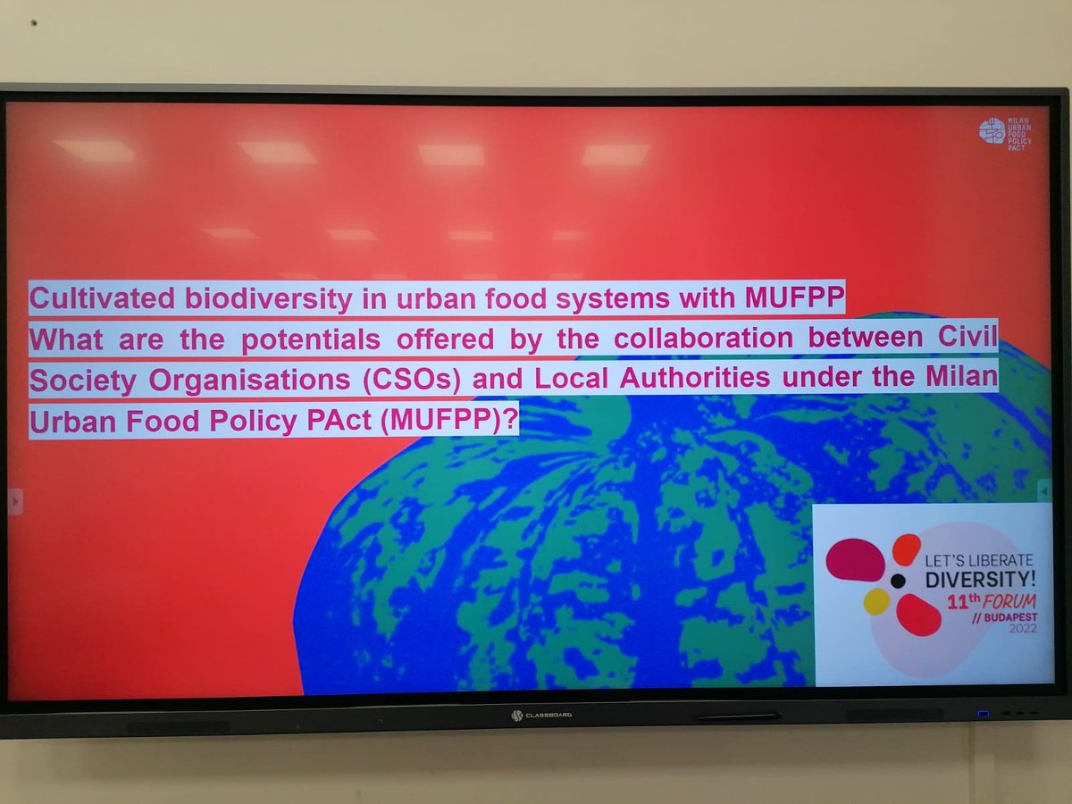 Proposing actions to include cultivated #agrobiodiversity in local #foodpolicies through  @liveseeding @ECLLD @mufpp @AgroecoMcpios we are ready .... 🕐meeting at 10 am 👉#LLD2022BUDAPEST forum