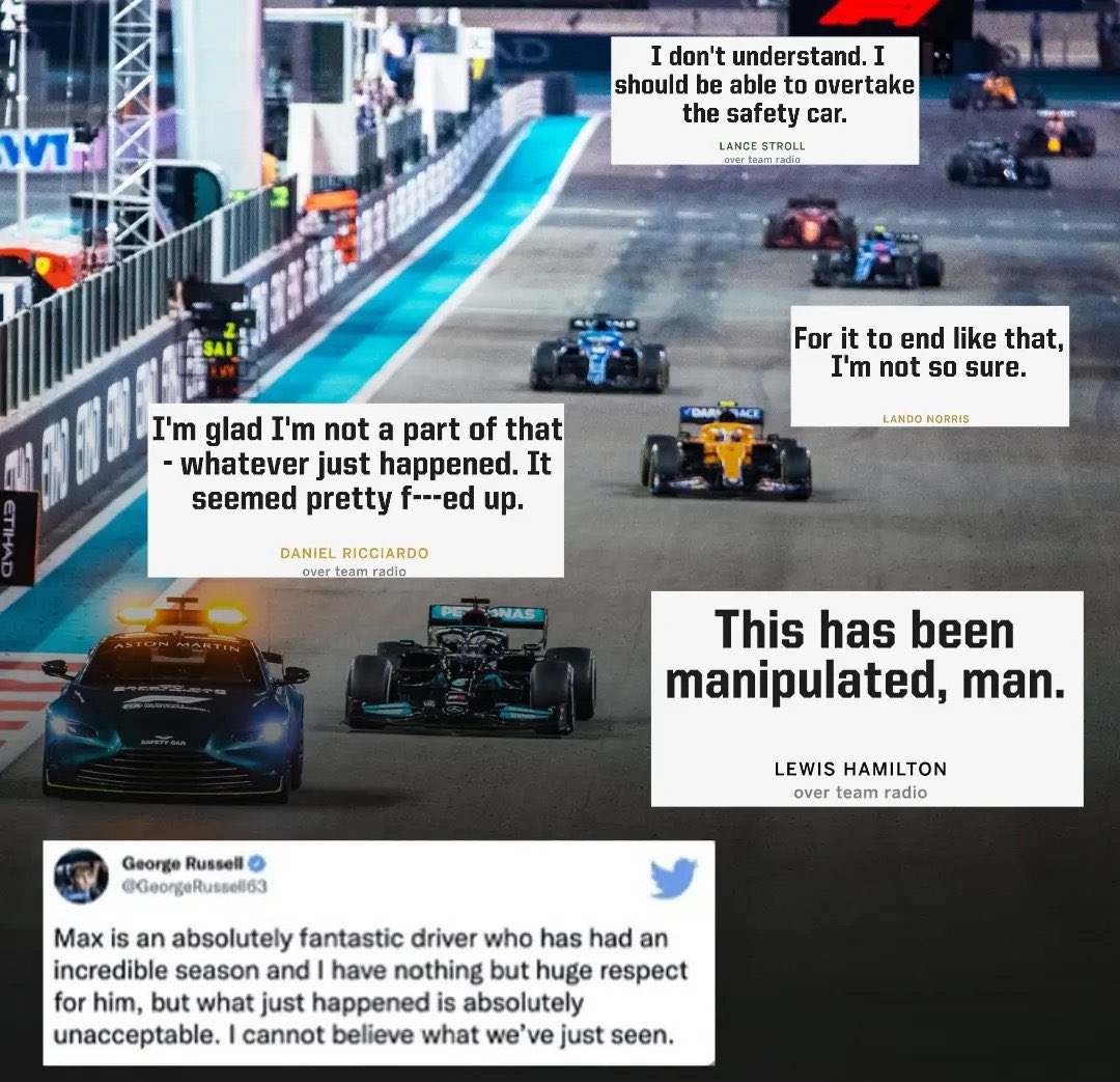 CKuhuni's tweet photo. @F1 @F1 what a joke you have turned out to be messing up a beautiful sport not sure 🤔 how you came about that decision and also why negotiate with the offender you have shot your selves in the foot with this. https://t.co/20EhCv4xW2