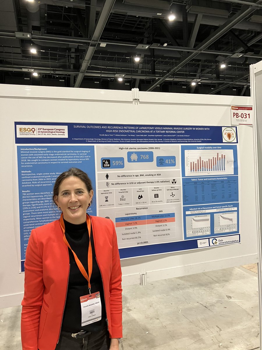 Inviting you to our poster PB031 to discuss our results for highrisk #endometrialcancer 🔪vs🤖 🔥 #sensorstudy #ESGO2022 @agz_eriksson @YunWang41041765 @AStaffonly @ESGO_society @OncoAlert @Oslounivsykehus