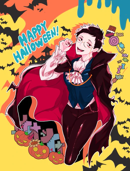 #社築納品物ハロウィン絵 