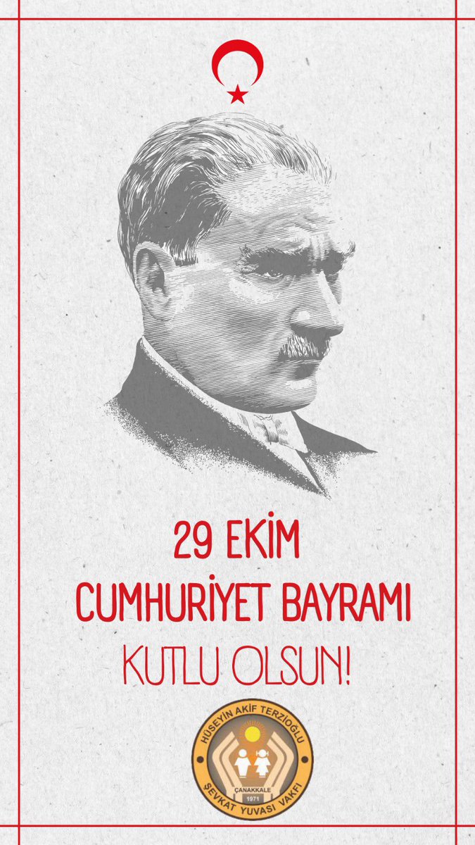 terziogluvakfi's tweet photo. Cumhuriyetimizin 99. yılına erişmenin sevinci ile 29 Ekim Cumhuriyet Bayramımızı kutluyor;Cumhuriyetimizin Kurucusu Gazi Mustafa Kemal Atatürk başta olmak üzere kurtuluş ve demokrasi yolunda canlarını hiçe saymış aziz şehitlerimizi rahmetle,kahraman gazilerimizi minnetle anıyoruz https://t.co/evnsK7exKB