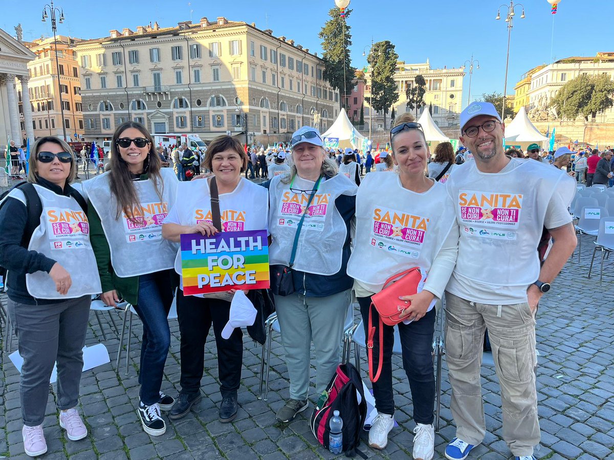 NursindF's tweet photo. #CuriamoLaSanità #NursindPistoia
HEALTH FOR PEACE https://t.co/g0d0e91nIM