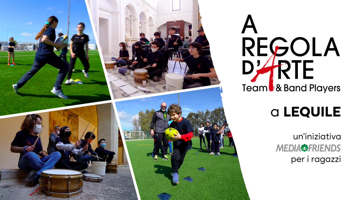 Ogni nucleo #ARegoladArte è unico 🎶🏉
A Lecce per esempio, nel vicino comune di #Lequile, i ragazzi scoprono e sviluppano il proprio #talento grazie a istruttori di elevata qualità umana e professionale. 
Ecco il loro racconto su <a href="/MedInfinityIT/">Mediaset Infinity</a> 🎥👉🏻bit.ly/ARDA_lequile