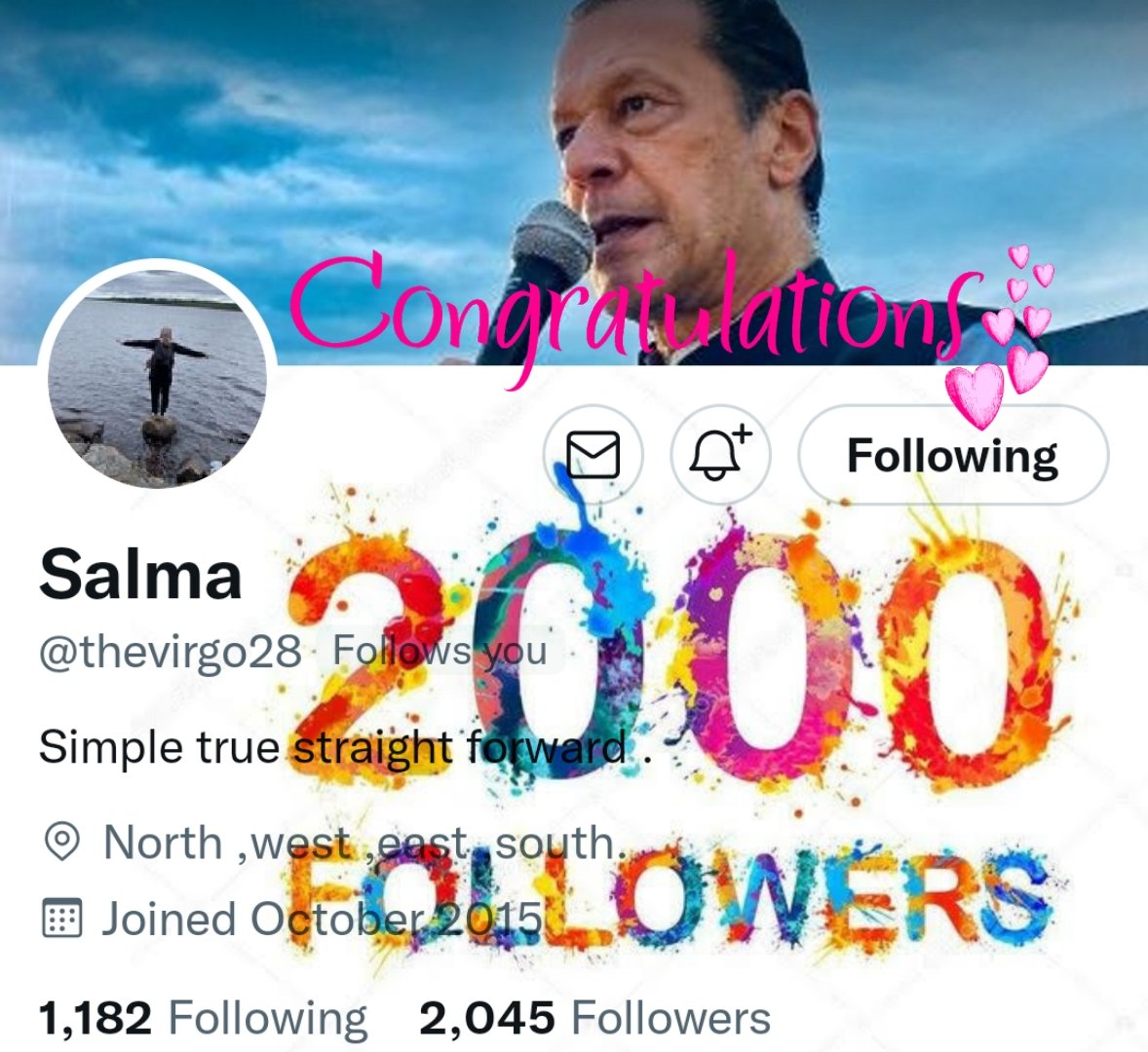 iPathanBoY's tweet photo. Congratulations🥳👏
@TeamPakPower 👉 Admin
My Sweet Sister🐻 ,
Cutie Sis😎 @thevirgo28 has Completed her #2kilo
Nepali, sudani😱 nahi nahi Pakistani followers 😋sachi🤣
So happy for u🥳
May u get million🌹more
I pray that you get as much as you think.
wish you All the best.😎 https://t.co/1jpO9xbWd7