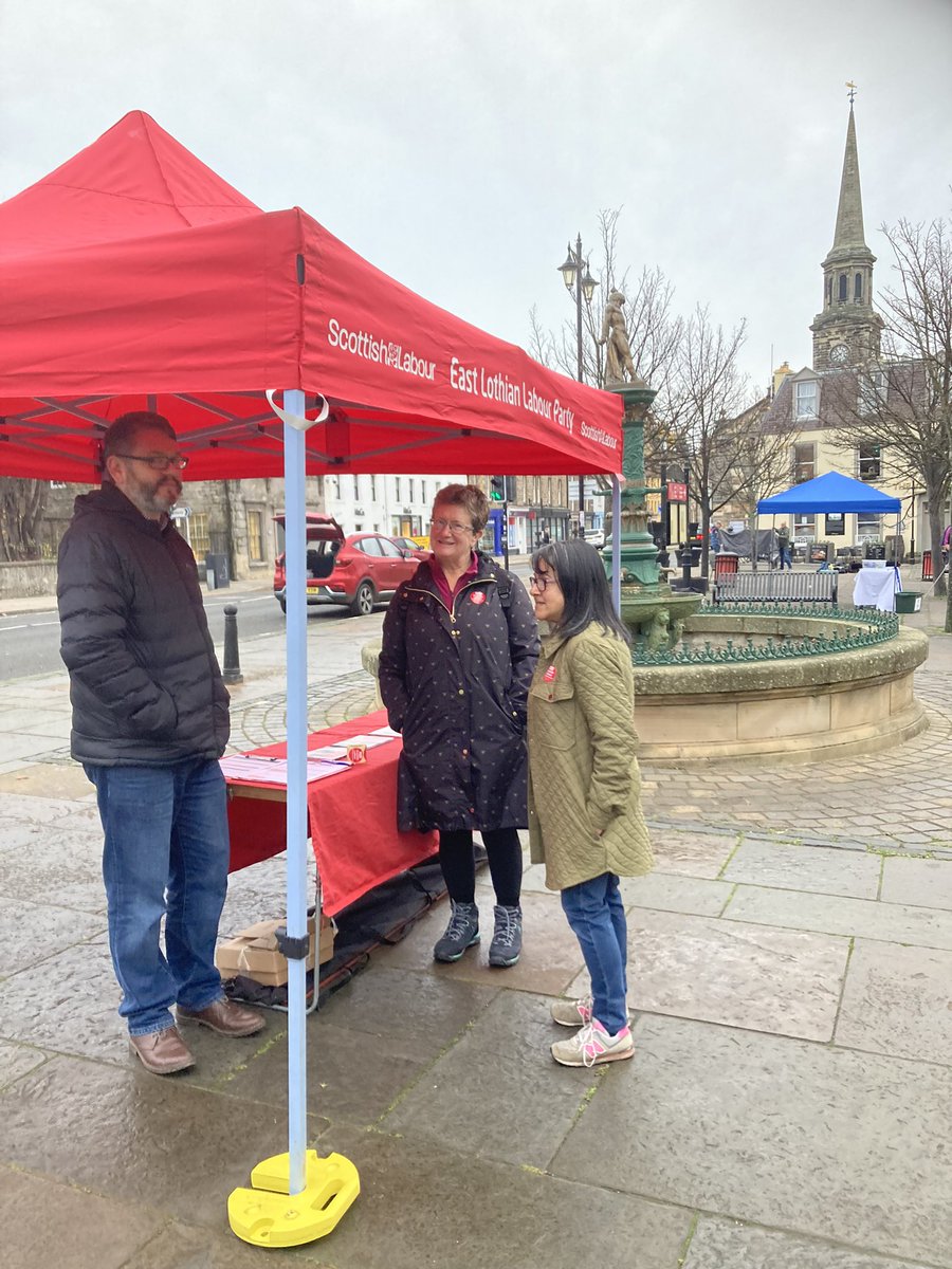 @ELLabCllrs In Haddington this morning. Come and join us…