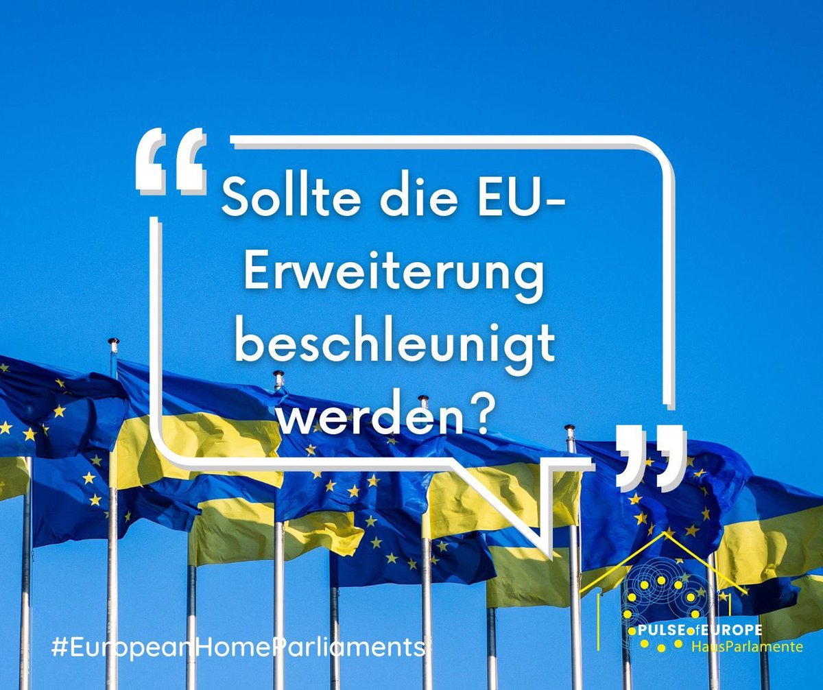 PulseofEurope's tweet photo. 7.#PulseOfEurope #EuropeanHomeParliaments mit #EUSTORY/@koerberstiftung gestartet!🎬🍿
“Mutig in die Zukunft: Braucht 🇪🇺 umfassendere kulturelle & politische Integration?”
Mitdiskutieren👉https://t.co/u1BHYTQ93m
#HausParlamente
#EUVision
#EuropeDay
#EUNarrative
#EUIntegration https://t.co/LOHVauzqU1