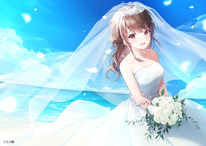 とら婚コネクト()様にてイラストを描かせていただきました 