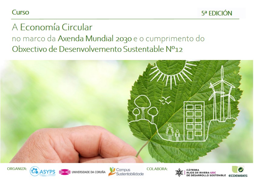Fundación UDC (@fundacion_udc) on Twitter photo V curso sobre a #economiacircular no marco da Axenda Mundial 2030 e o cumprimento do Obxectivo de Desenvolvemento Sustentable Nº 12
Celebración venres 4, 11 e 18 de novembro de 9 a 14 h. na Fac. de Dereito da <a href="/UDC_gal/">Universidade da Coruña</a>
Inscríbete antes do 3/11 ▶️ my.mtr.cool/hafhmsszpt
#ODS V curso sobre a #economiacircular no marco da Axenda Mundial 2030 e o cumprimento do Obxectivo de Desenvolvemento Sustentable Nº 12
Celebración venres 4, 11 e 18 de novembro de 9 a 14 h. na Fac. de Dereito da <a href="/UDC_gal/">Universidade da Coruña</a>
Inscríbete antes do 3/11 ▶️ my.mtr.cool/hafhmsszpt
#ODS