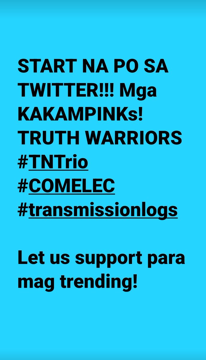 #TNTrio #COMELEC #transmissionlogs
