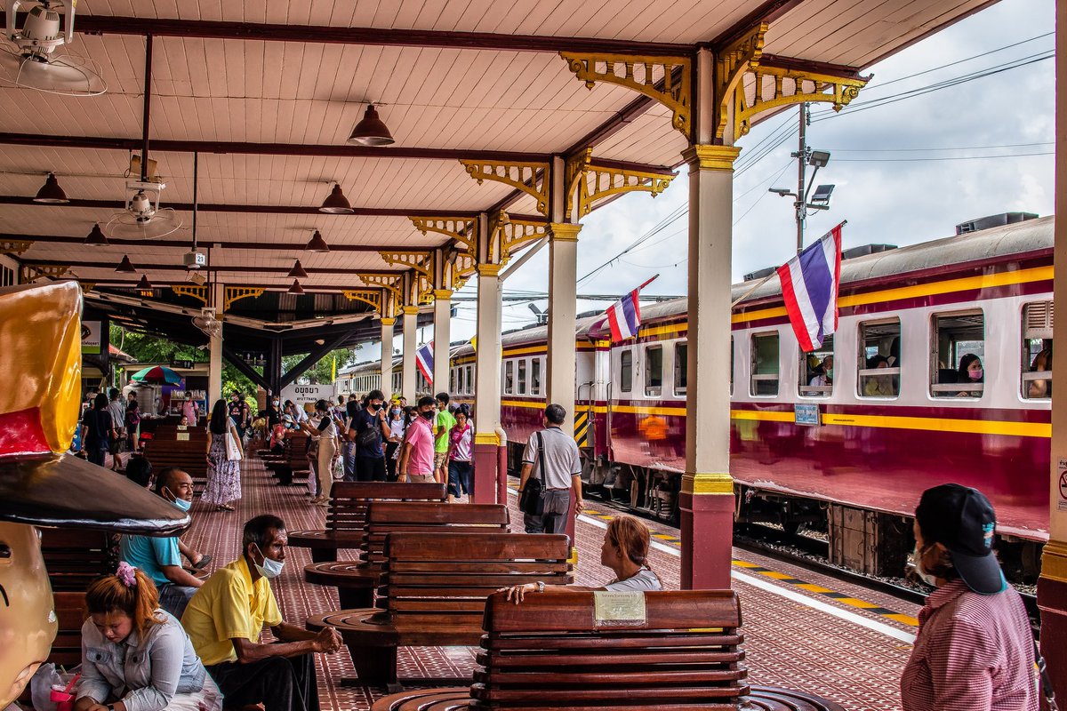 thailand-becausewecan.picfair.com/pics/013413387… Ayutthaya Railway Station is the main train station of the Phra Nakhon Si Ayutthaya Province in Thailand Asia Stockphoto, editorial & personal License Digital Download Professional Prints #ayutthaya #thailand #thailandnews #thai #Bangkokpost #travel #trip