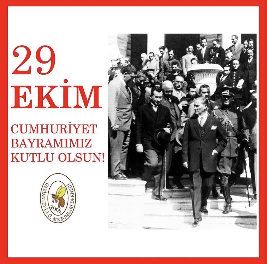 itugaziantep's tweet photo. Cumhuriyet özgürlüktür!
Cumhuriyet adalettir!
Cumhuriyet demokrasidir!

Düşman çizmeleri altında çiğnenmemiş topraklar Cumhuriyet’i çok iyi idrak edemeyebilir. Ancak, Gaziantep için;
Cumhuriyet vatandır!
Cumhuriyet bayraktır! 
Cumhuriyet ATATÜRK’tür!  

29 EKİM KUTLU OLSUN🇹🇷🇹🇷🇹🇷 https://t.co/lhmp3rXHNB