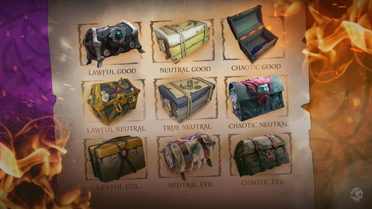 SeaOfThieves's tweet photo. If you're burying stuff for this weekend's Tricksters and Treaters event, have a think about what the things you're putting in the sand says about you...

🎃 https://t.co/wgx2Jf9poG https://t.co/vAtysUXtkX