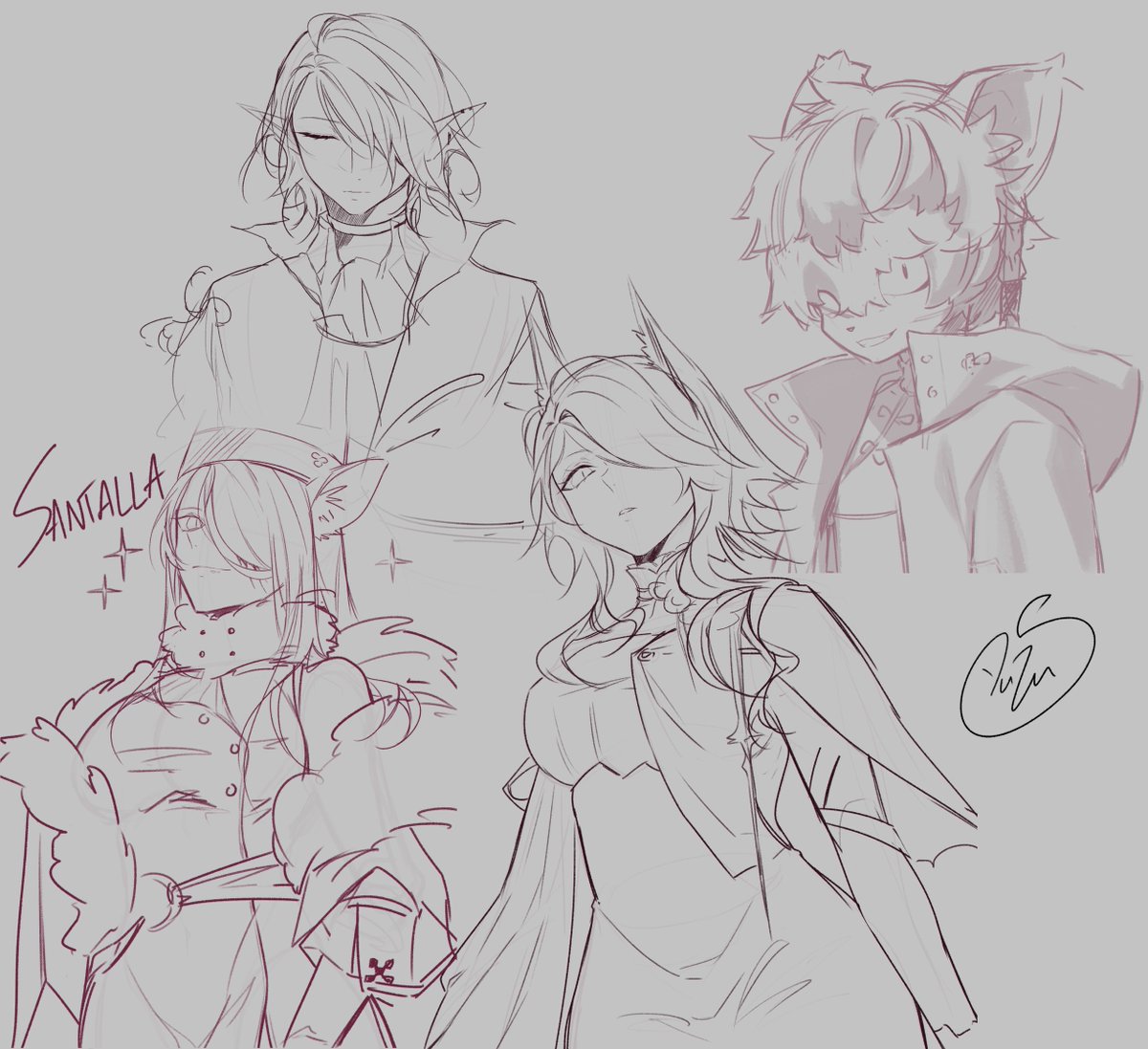 these were doodles from my stream I forgot to post LOL
scribbly wibbly stinkers heehee 