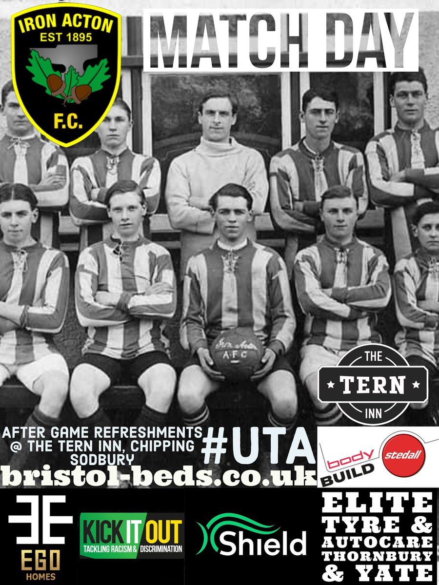 We have all 3 sides in action today at Sunnyside,Yate.
First team face <a href="/RealThornburyFC/">Real Thornbury FC</a> 
Res welcome <a href="/TSods/">Chipping Sodbury Town FC</a> A’s 
A’ces are in cup action vs <a href="/BSTFC/">BSTFC</a> A 
All 2:00ko! 
Everyone is welcome up the Tern inn afterwards 🍻
