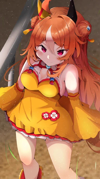 #今月描いた絵を晒そう#ウマ娘 この2枚!今月はクリスタを使い始めて最初の月!塗りも初の逆光を描いた月になりました 
