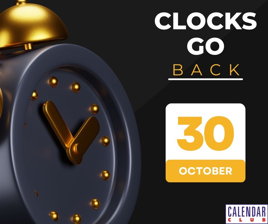 CalendarClubUK's tweet photo. A friendly reminder... we all get an extra hour in bed tonight!⁠
⁠
Remember to change your clocks tomorrow!⁠
⁠
#CalendarClubUK https://t.co/Q0oMgUFnEY