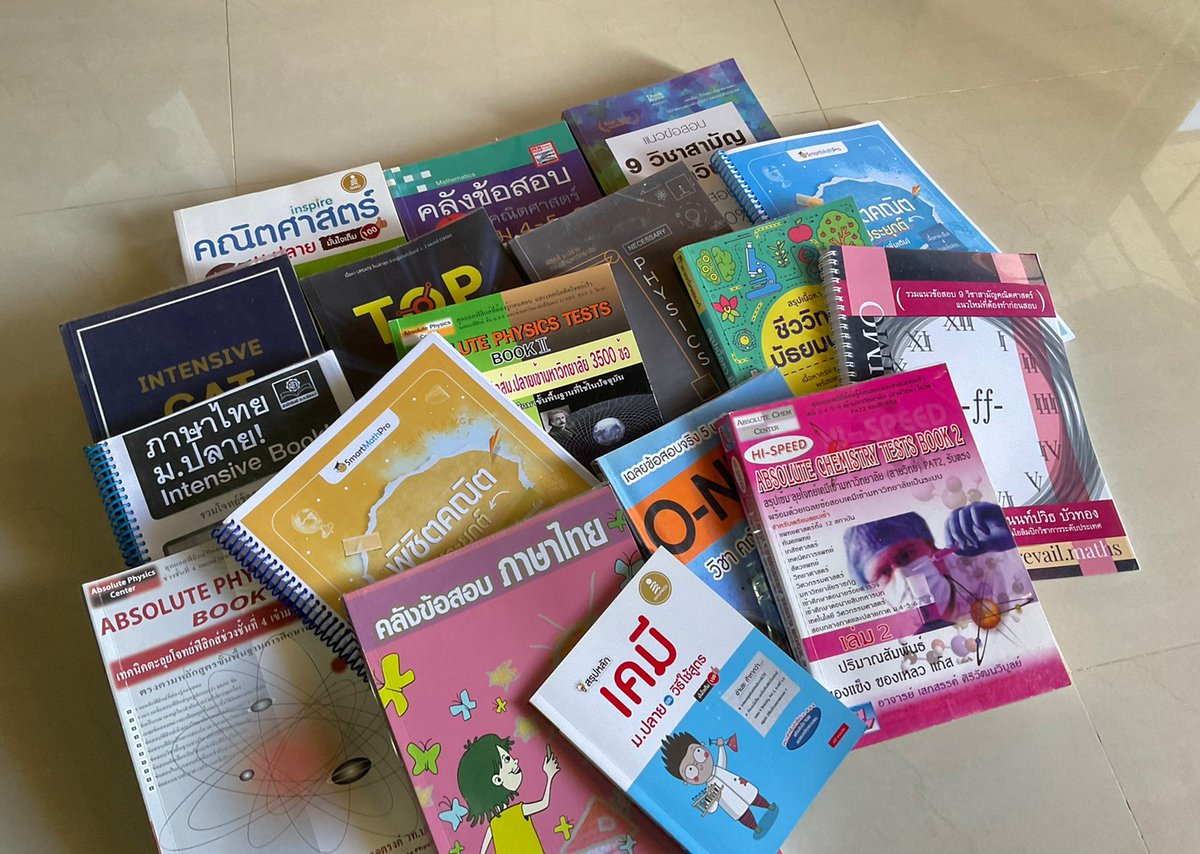 Say_hi_65's tweet photo. 📣 กลับมาแล้วค่าาา 📣
ส่งต่อหนังสือเตรียมสอบ
สภาพดีทุกเล่ม 
📌 ส่งจริง ส่งไว ได้รับของเร็วแน่นอน

📌 เข้ามาดูในแอคเราได้นะคะสนใจเล่มไหนทักมาได้เลยยย

#dek66 #ส่งต่อหนังสือเตรียมสอบ #ส่งต่อคอร์สเรียน #ส่งต่อหนังสือเตรียมสอบมือสอง #หนังสือเตรียมสอบ #วันนี้dek66ทำอะไร #TCAS66 https://t.co/nu2stOJbg0