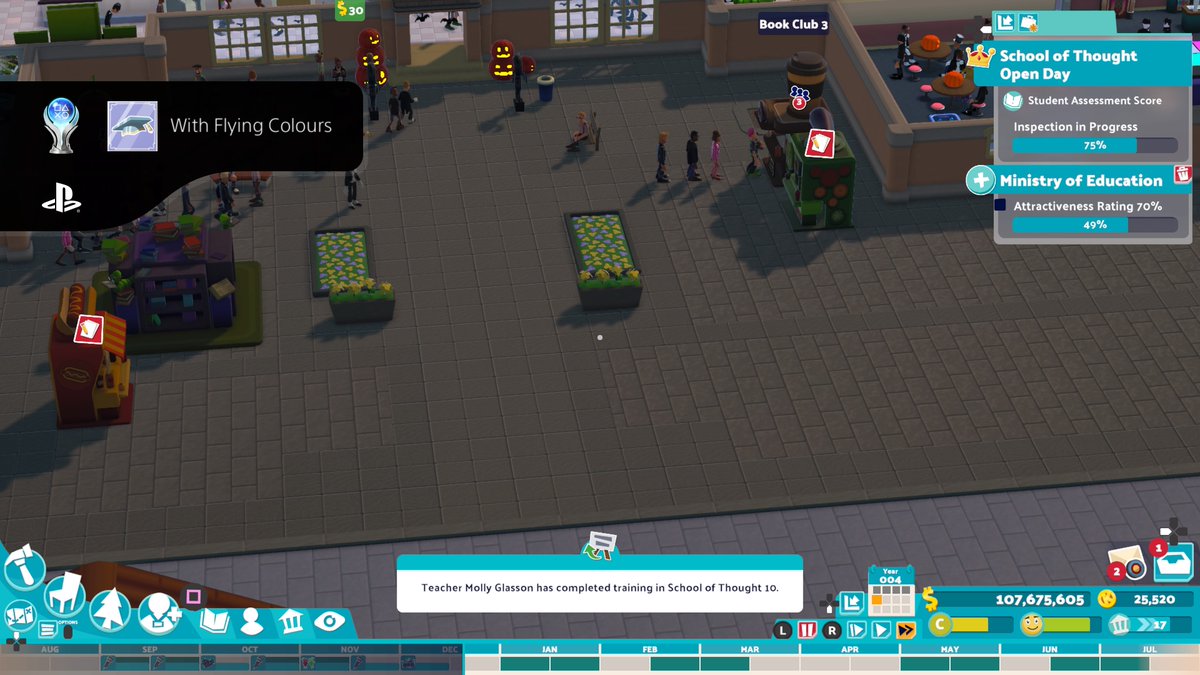 Finally earned the Platinum for Two Point Campus 🥳 ! Beautiful and rewarding game. Much love to the team.
#PlayStationTrophy #PS5Share, #TwoPointCampus