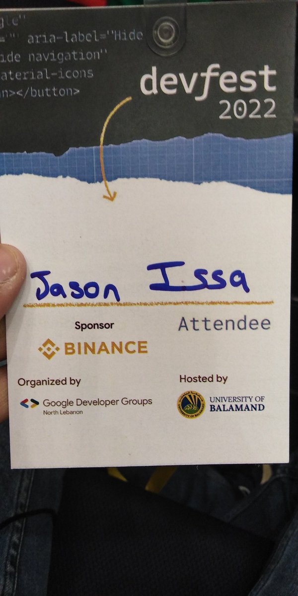 JasonIs26034706's tweet photo. #binanceAtDevFest https://t.co/dS3eyjnBOr