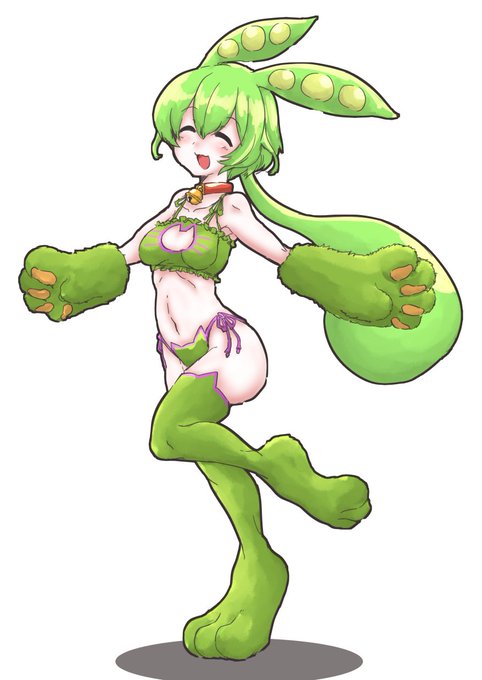 #どんどん土曜日ずんだもん 
今日のねこランジェリーです 