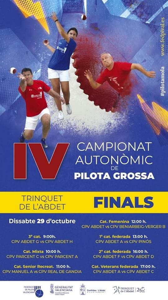 confrideslabdet's tweet photo. [CAS] 👉 LLEGÓ EL GRAN DÍA‼️de los actos de celebración del 250 aniversario del Trinquet de L'Abdet 🎂

[VAL] 👉 HA ARRIBAT EL GRAN DIA‼️dels actes de celebració del 250 aniversari del Trinquet de L'Abdet 🎂

#LAbdet #Abdet #pilotagrossa #ConfridesLAbdet #VisitConfridesLAbdet https://t.co/qItybjLlY5