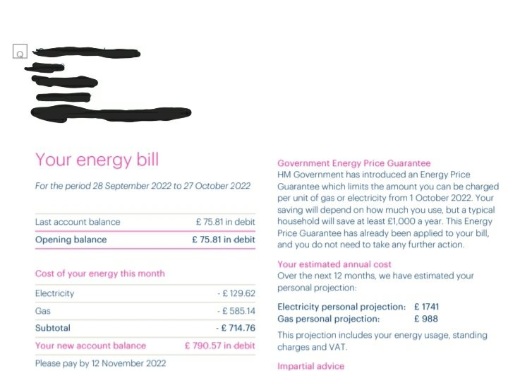 WeddingCottage1's tweet photo. #bulb #electricitycompanies #utility  I need to get everyone's attention don't know what is going on ever since the government has contributed towards people's bills. Gas electric companies bulb have started to find another way to target customers by paying more gas one mth £585 https://t.co/n9p5p0Gkar